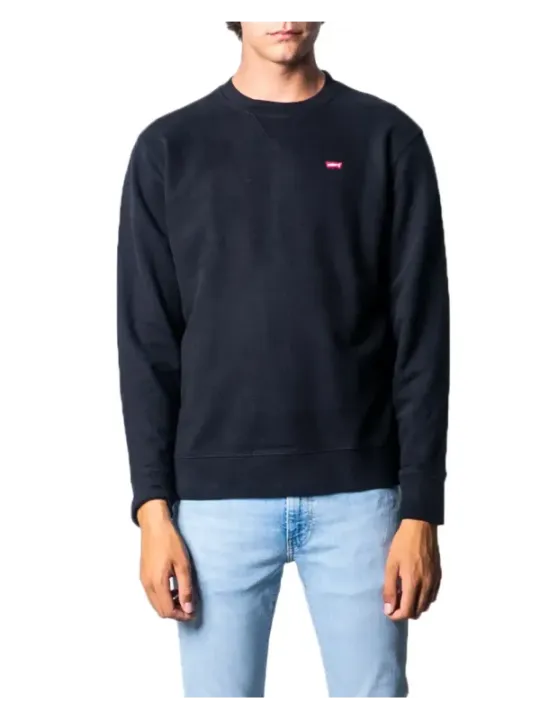 Dunkelblauer Levi's Rundhals-Sweatshirt