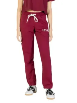 Icon Damen Hose Bordeaux mieten - Herbst/Winter Mode Verleih