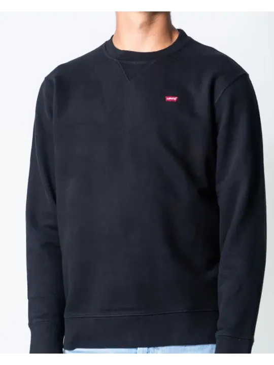 Schwarzer Levi's Crewneck Sweatshirt für Herren