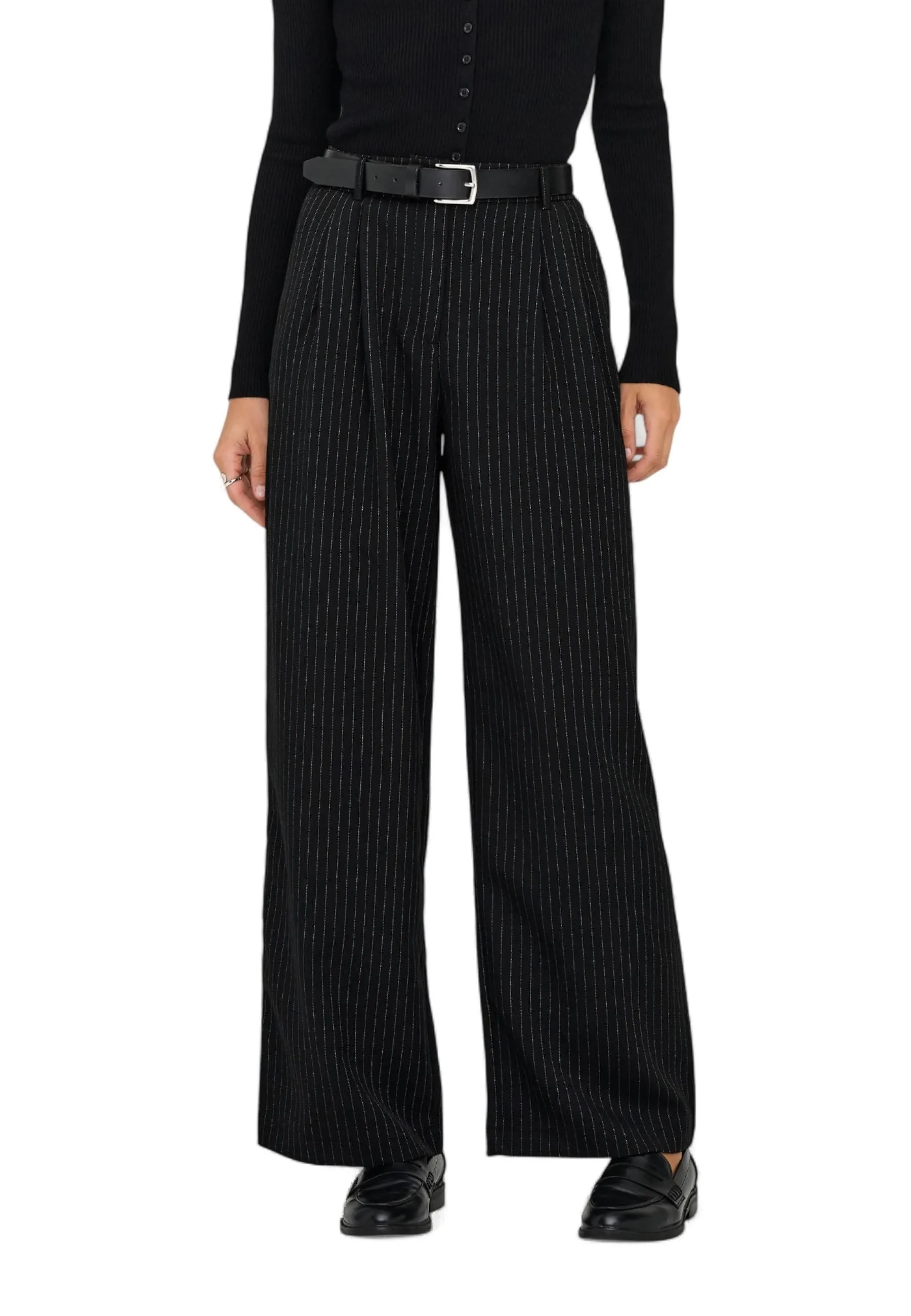 Only Damen Hose Schwarz 490755