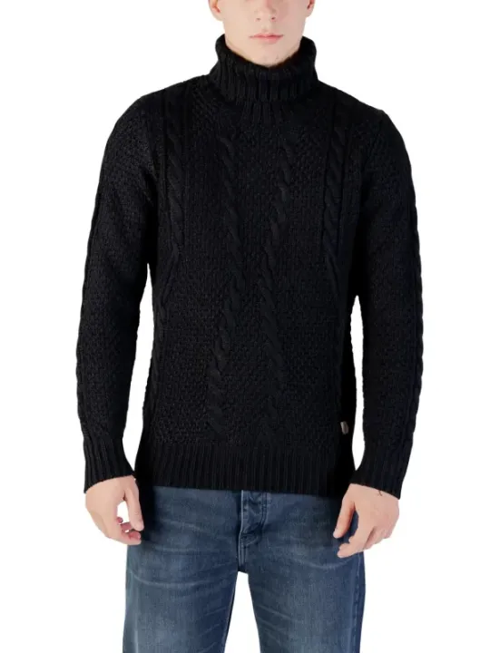 Gianni Lupo Herren Pullover Schwarz | online kaufen