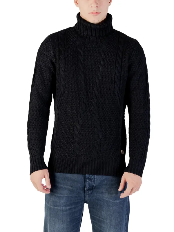 Gianni Lupo Herren Pullover Schwarz | online kaufen