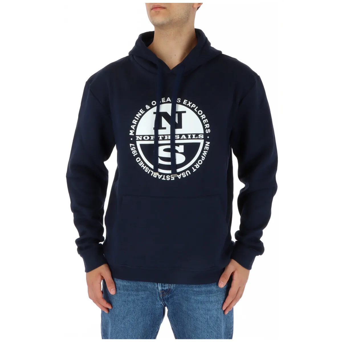 Herren Fleece Blau 350461
