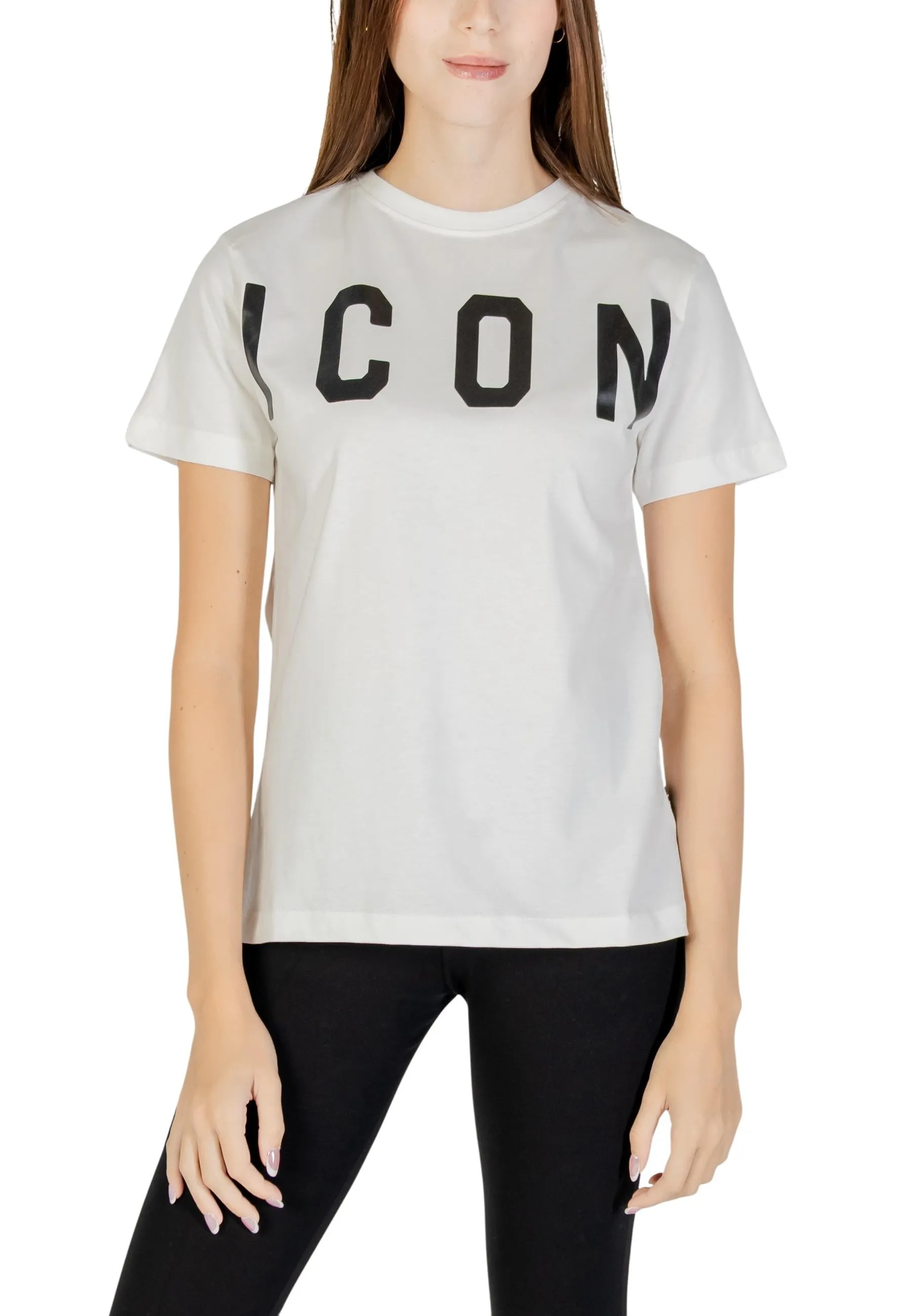 Icon Damen T-Shirt Weiß 493119