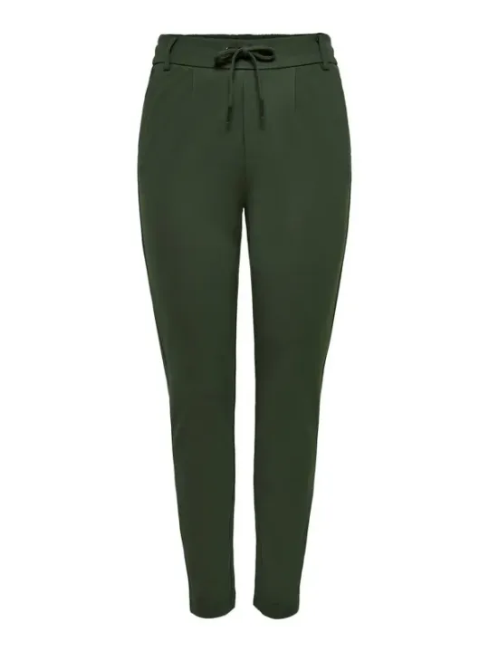 Grüne Hose mit elastischem Bund