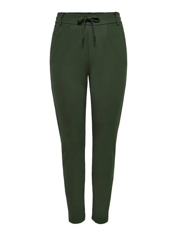 Grüne Hose mit elastischem Bund