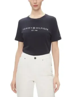 Tommy Hilfiger Damen T-Shirt Blau | online kaufen