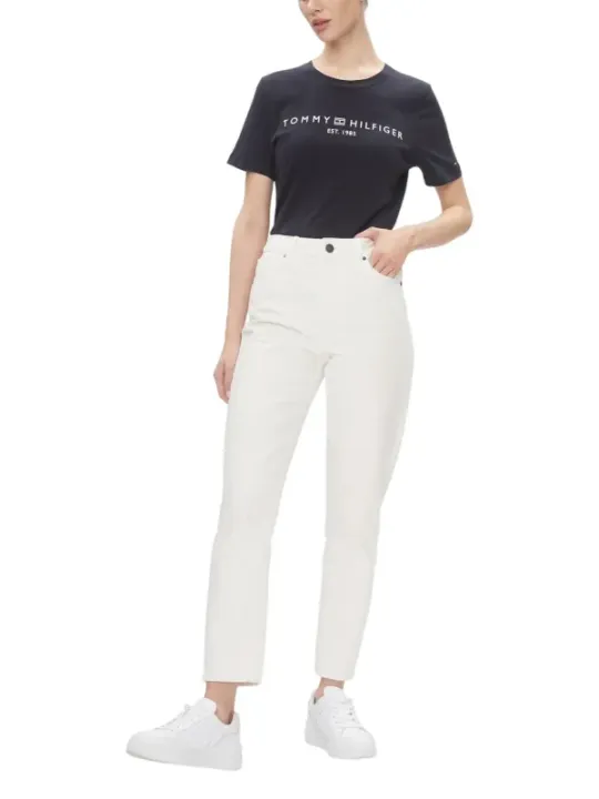 Tommy Hilfiger Damen T-Shirt Blau | online kaufen