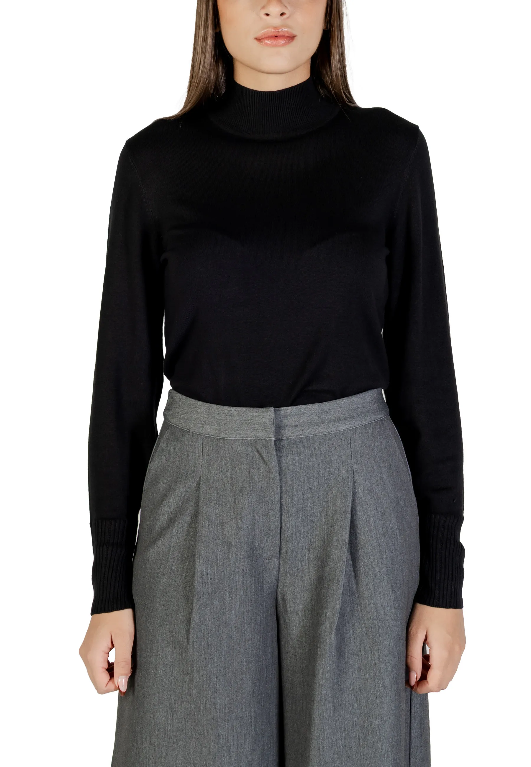 Ichi Damen Pullover Schwarz 493666