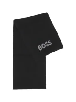 Boss Herren Schal Schwarz | online kaufen