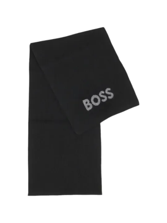 Boss Herren Schal Schwarz | online kaufen