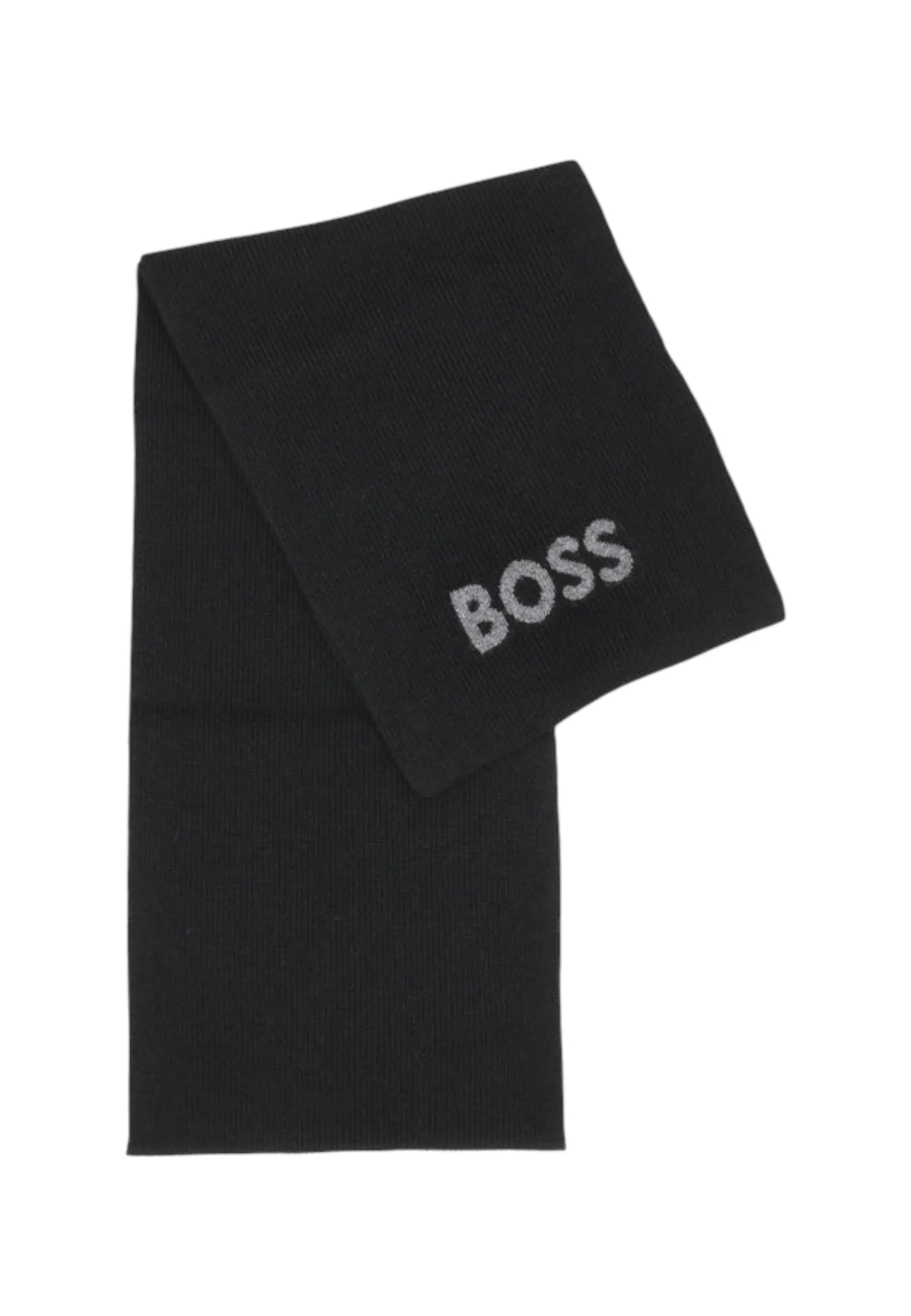 Boss Herren Schal Schwarz 493325