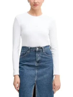 Calvin Klein Damen T-Shirt Weiß mieten | Flex-Fashion