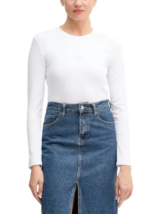 Calvin Klein Jeans Damen T-Shirt Weiß | online kaufen