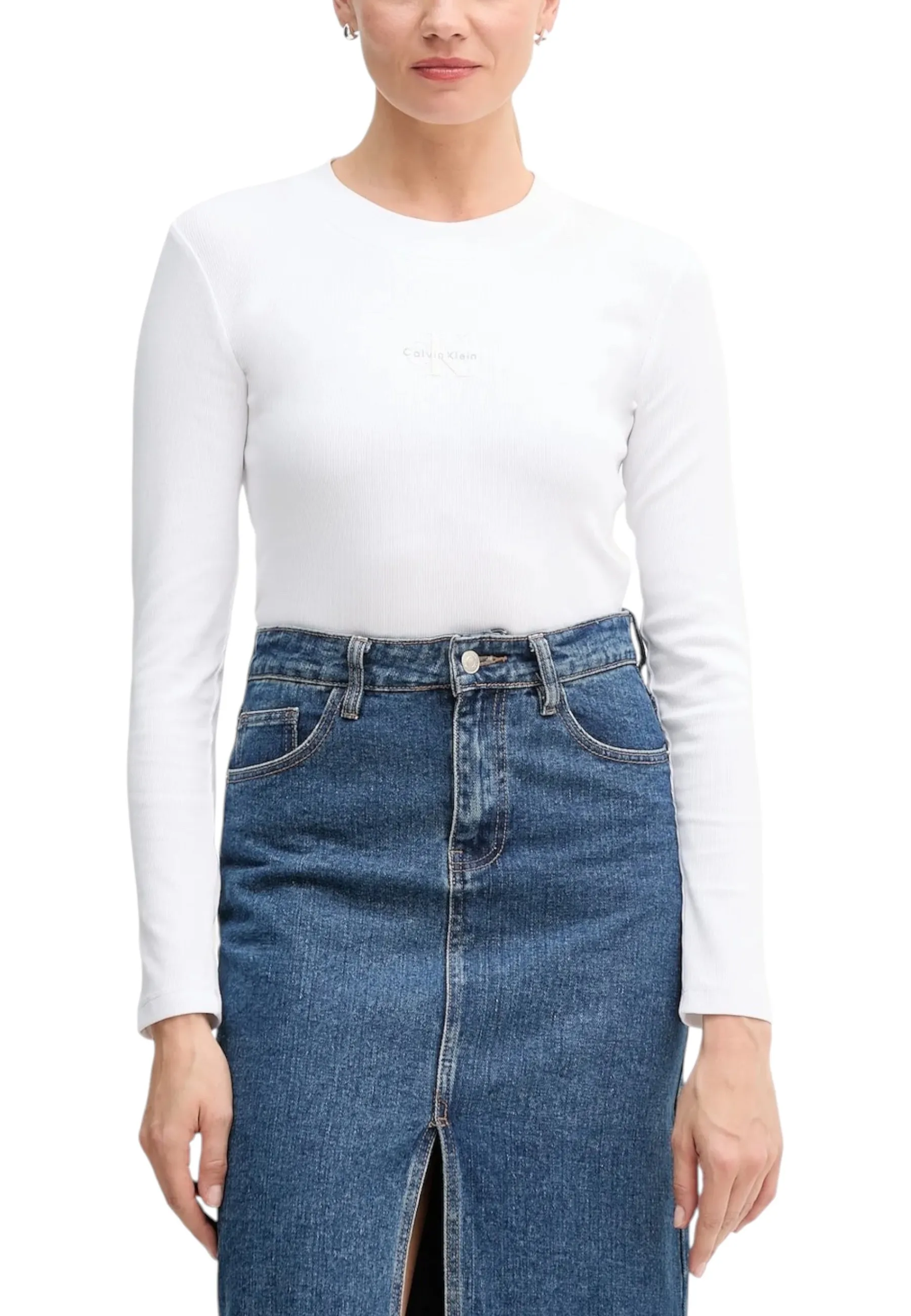 Damen T-Shirt Weiß 493726