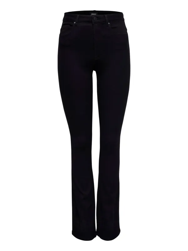 Schwarze Damen Skinny Jeans High Waist
