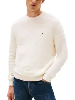 Tommy Hilfiger Herren Pullover mieten - Weiß, XS-XXL, 100% Bio-Baumw