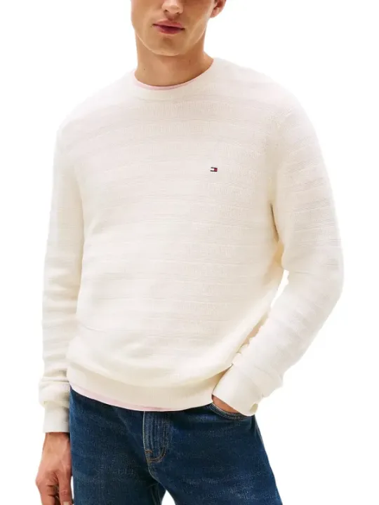 Tommy Hilfiger Herren Pullover Weiß | online kaufen