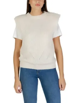 Ichi Damen Weste Beige | online kaufen