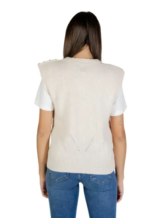 Ichi Damen Weste Beige | online kaufen