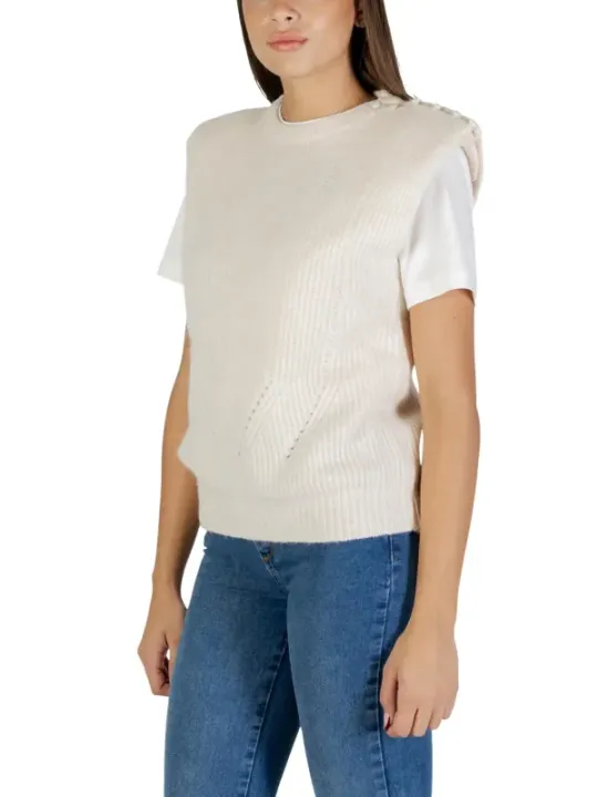 Ichi Damen Weste Beige | online kaufen