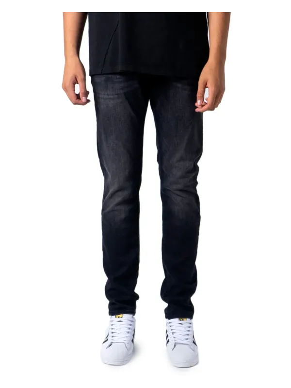 Distressed schwarze Jack & Jones Jeans