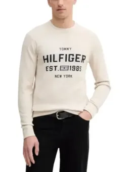 Tommy Hilfiger Herren Pullover Beige mieten | Flex-Fashion