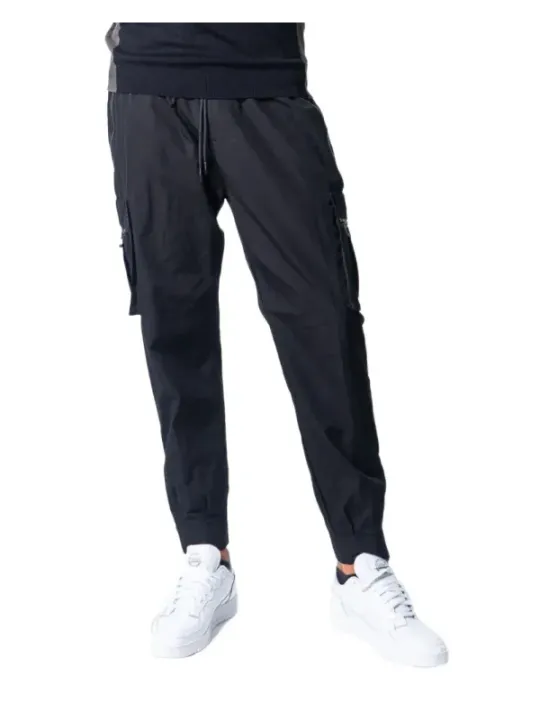Schwarze Jogger Hose mit Taschen