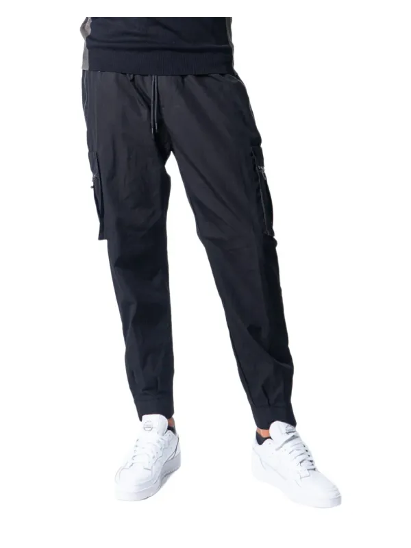 Schwarze Jogger Hose mit Taschen