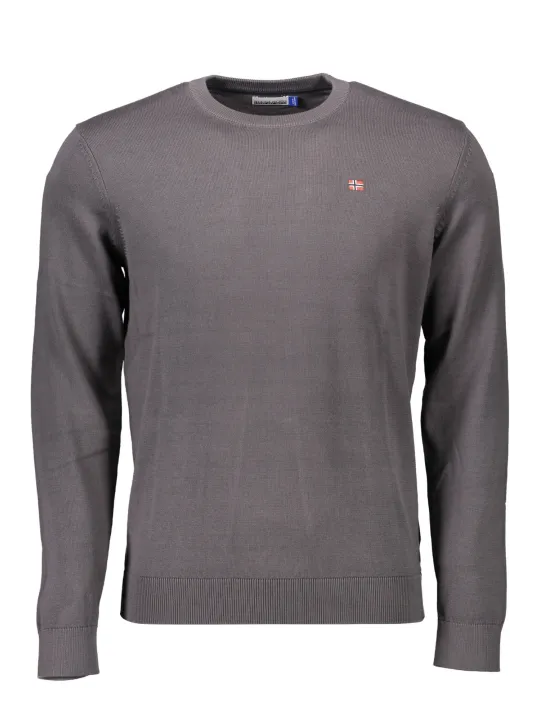 Napapijri Herren Langarmshirt Grau | online kaufen