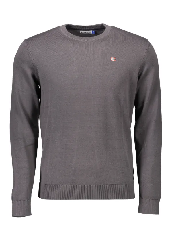 Napapijri Herren Langarmshirt Grau | online kaufen