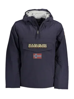 Napapijri Herren Langarm-Regenwaldjacke Blau | online kaufen