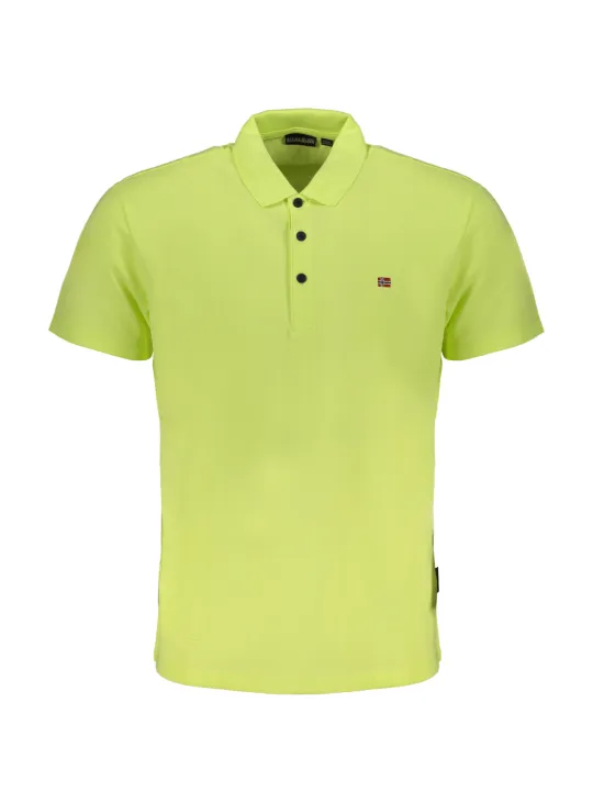Napapijri Herren Poloshirt Gelb 2XL mieten bei Flex-Fashion