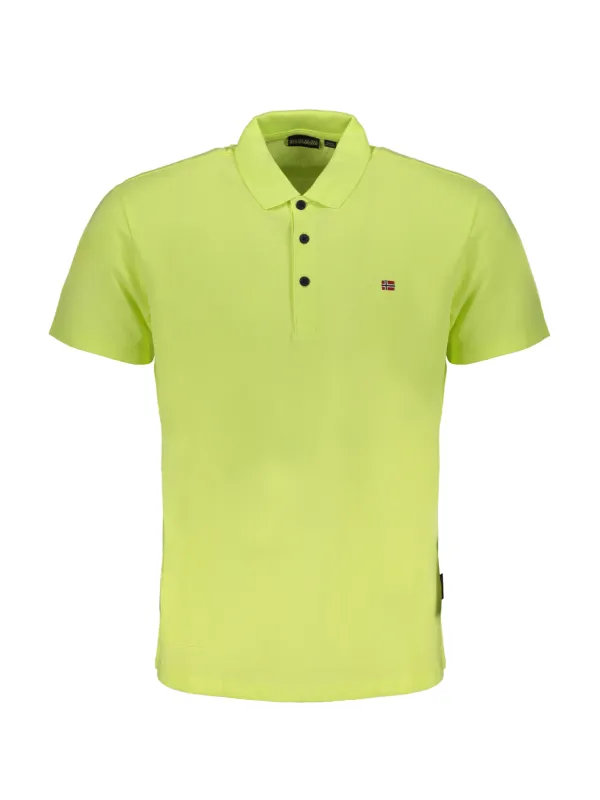 Napapijri Herren Poloshirt Gelb 2XL mieten bei Flex-Fashion