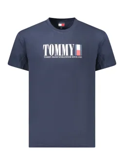 Tommy Hilfiger Herren T-Shirt Blau leihen | Flex-Fashion