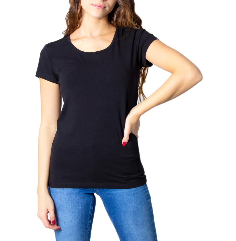 Only T-Shirt Schwarz 158195