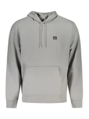 Calvin Klein Herren Kapuzensweatshirt Grau leihen | Flex-Fashion