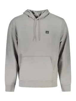 Calvin Klein Herren Kapuzensweatshirt Grau leihen | Flex-Fashion