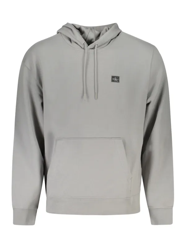 Calvin Klein Herren Kapuzensweatshirt Grau leihen | Flex-Fashion