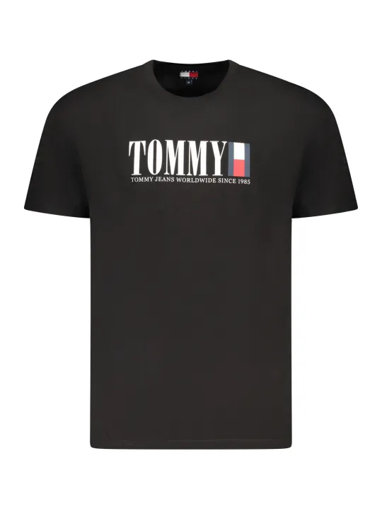 Tommy Hilfiger Herren KURZARM-T-SHIRT Schwarz