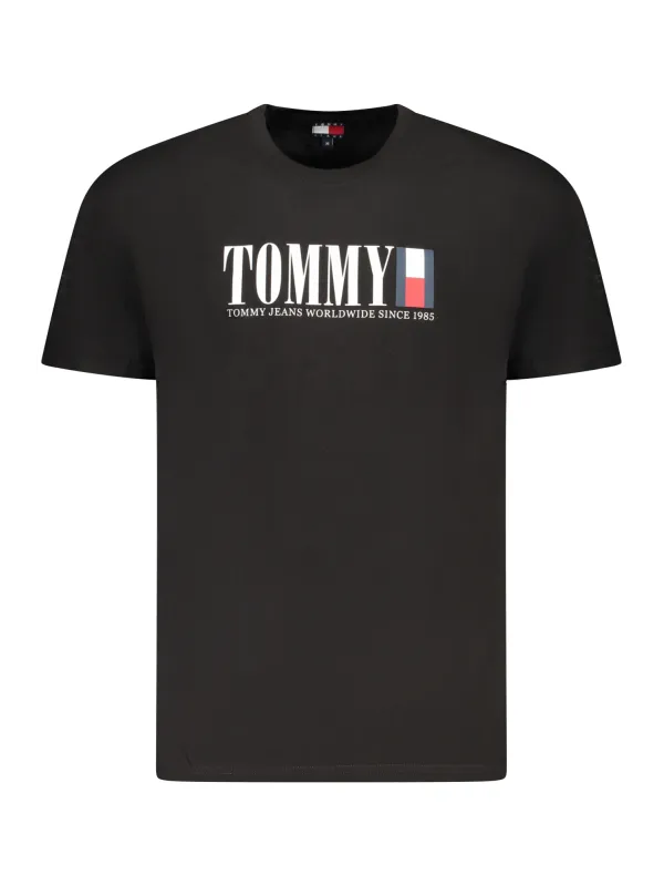 Tommy Hilfiger Herren KURZARM-T-SHIRT Schwarz