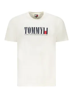 Tommy Hilfiger Herren T-Shirt Verleih - Weiß, Größe S-2XL