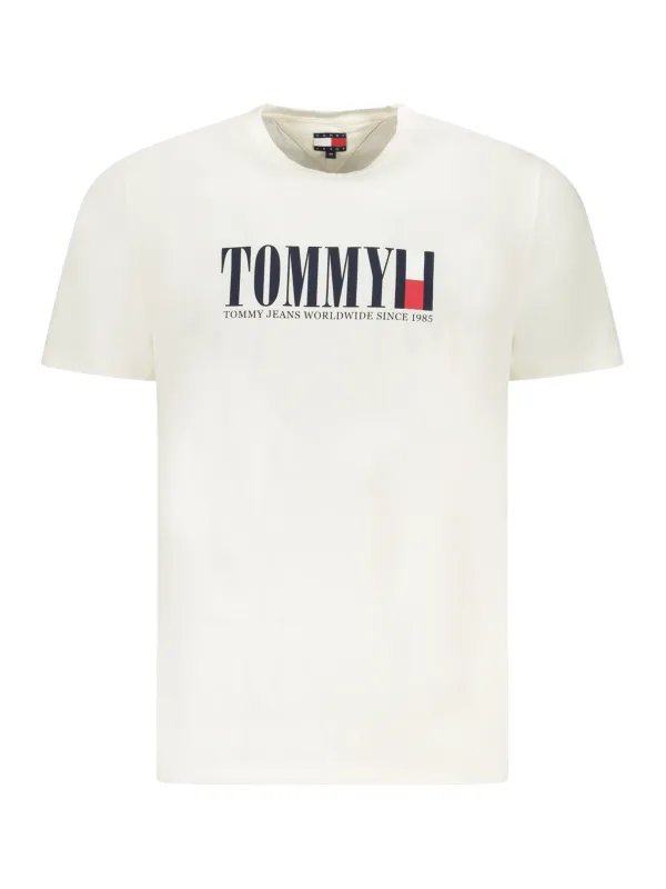 Tommy Hilfiger Herren T-Shirt Verleih - Weiß, Größe S-2XL