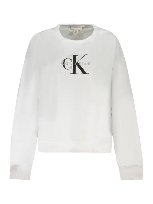Calvin Klein Damen Sweatshirt Weiß mieten - Flex-Fashion