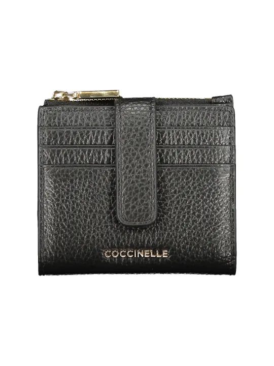 Coccinelle Damen Geldbörse mieten - Schwarz, 100% Leder