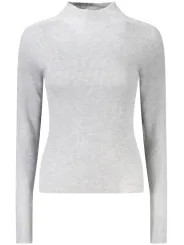 GUESS JEANS Damen Langarmpullover Grau mieten bei Flex-Fashion