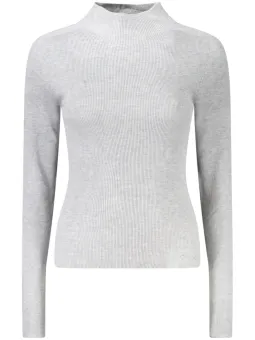 GUESS JEANS Damen Langarmpullover Grau mieten bei Flex-Fashion