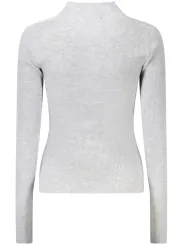 GUESS JEANS Damen Langarmpullover Grau mieten bei Flex-Fashion
