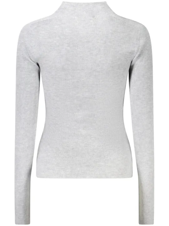 GUESS JEANS Damen Langarmpullover Grau mieten bei Flex-Fashion