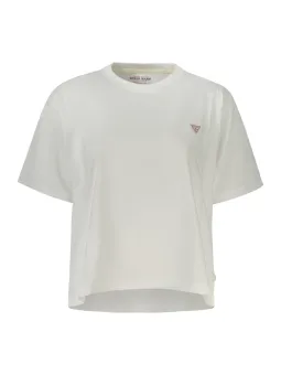 GUESS JEANS Damen KURZARM-T-SHIRT Weiß | online kaufen